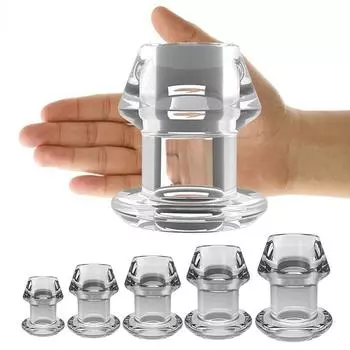 Полая анальная пробка, прозрачное анальное зеркало, анальный расширитель, анальные бусины, предотвращение утечки, товары для удовольствия для взрослых, секс-игрушки