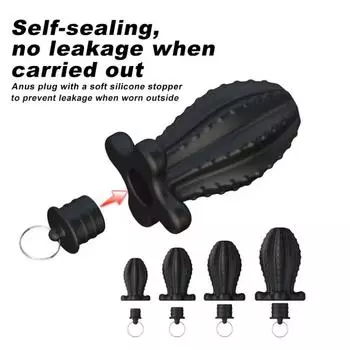 Полая анальная пробка С пробкой Предотвращает утечку жидкости Безрассудное подглядывание Легкая клизма Вагинальная анальная мастурбация Анальная пробка БДСМ секс-игрушка S