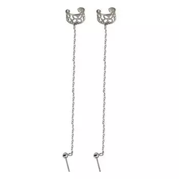 Полая цепь Интегрированный ушной зажим Темперамент Универсальный Новый Стиль Текстура Модное Украшение для Ушей