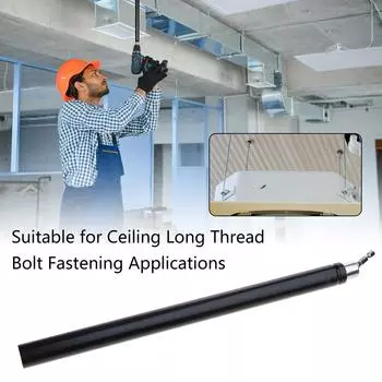 Полая головка с вращающимся на 360 градусов ударным адаптером 1/2 дюйма, полая отвертка с шестигранным хвостовиком 1/4 дюйма для потолочной резьбы