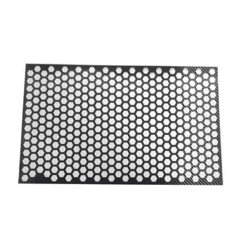 Полая наклейка сотовой структуры для автомобиля, Защита от царапин, Автомобильные наклейки сотовой структуры, Фара автомобиля carbon fiber black