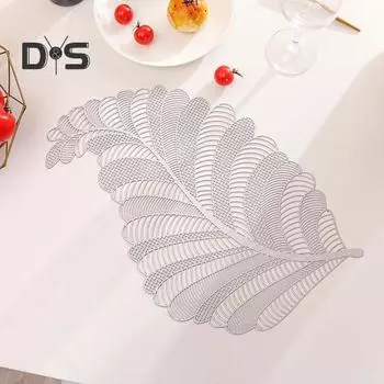 Полая подставка для столовых приборов из ПВХ, маслостойкая чашка для чая, кофе, настольный коврик для столовой