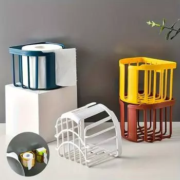 Полая полка для хранения унитаза, многофункциональная корзина для салфеток, коробка для туалетных салфеток, настенная корзина для хранения Blue