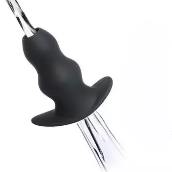 Полая силиконовая пробка для клизмы S