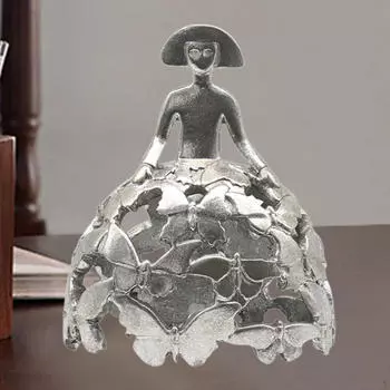 Полая статуэтка принцессы, танцовщица, статуэтка девушки для гостиной, спальни, стола