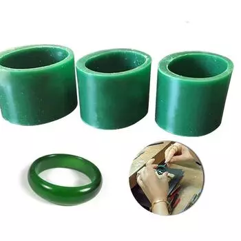 Полая трубка для браслета из воска, круглая трубка для моделирования браслета, твердый инструмент для резьбы, воск для 3D-резьбы по дереву D