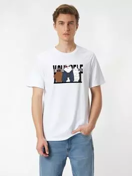 Polar Bear Большой размер Мужская футболка с короткими рукавами 100% хлопок Повседневная футболка S-6XL 6XL