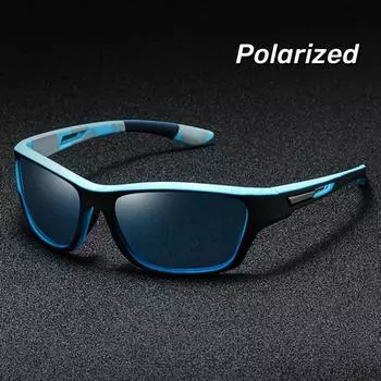 Поляризованные мужские и женские солнцезащитные очки для вождения, рыбалки, походов, винтажные спортивные цветные пылезащитные очки для мужчин, велоспорта
