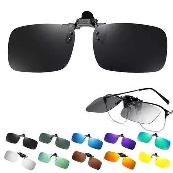 Polarized Over Hard Case For For Sunglasses [Penguin Fly] Men s Clip-on Sunglasses, Flip-up Glasses, Women s, Included, Wide, Driving, Popular,