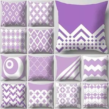 Полдень, украшение для дома, спальни, подушка для отдыха, наволочка с геометрическим светом, роскошная наволочка для дивана с цифровым принтом 40x40cm