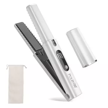 POLENTAT улучшенная модель со съемным USB-кабелем для волос мини-выпрямитель для волос с температурой MAX быстрый для заграничных перевозок для [Последняя батарея] утюг, беспроводной,