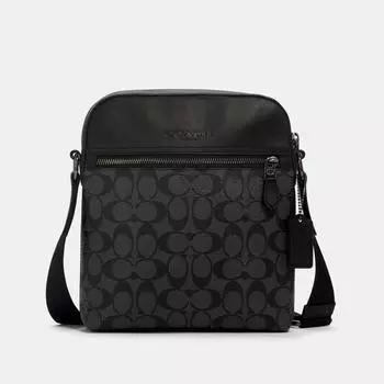Полетная сумка Coach Houston из фирменной парусины