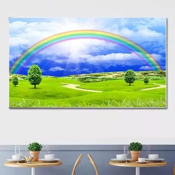 Полевой природный пейзаж, постер, живопись, скандинавское настенное искусство, украшение для дома, печать изображений, Cuadros 20cm40cm NoFrame