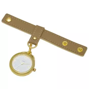 Полевые аналоговые карманные часы с бежевым кожаным ремешком Rollin, MKK2510-3 бежевый