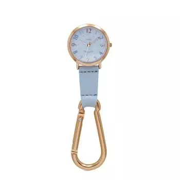 полевые работы полевые часы часы с карабином карманные часы часы с крючком брелок часы Не нужно менять батарейки солнечная батарея ASS172 SO lux (синий)