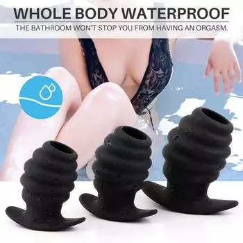 Полезная анальная пробка, безвкусная, идеальная посадка, полая S