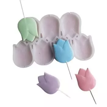 Полезная антипригарная высокая прочность, безопасное моделирование тюльпанов, силиконовая форма для леденцов, кондитерский инструмент для приготовления шоколадной формы чистый