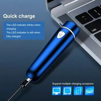 Полезная бритва Baorun, бритва с острым лезвием, удобно держать инструменты для бритья, мини-электробритва для мужчин синий