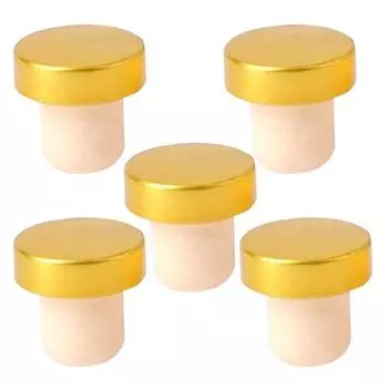 Полезная бутылка, легкая вставная пробка, легко износостойкая. золотистый