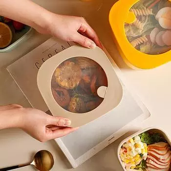 Полезная емкость для бенто Healthy Box, многоцветная, большая S жёлтый