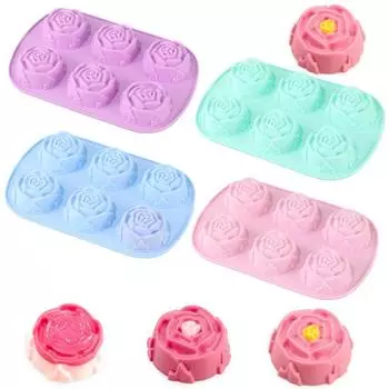 Полезная форма для мыла ручной работы, легко снимается, многоразовая выпечка зелёный