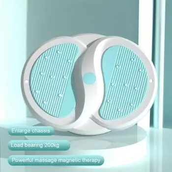 Полезная гибкость, стальной шарик, Twister для талии, скручивание вращающейся пластины, машина для тренировки ног фиолетовый