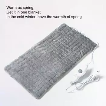 Полезная грелка, удобная, компактная, тщательная обработка, прямоугольное электрическое нагревательное одеяло для офиса EU Plug