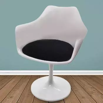 Полезная имитация нежной текстуры кукольного кресла аксессуары мини-круглые для внутреннего использования 5