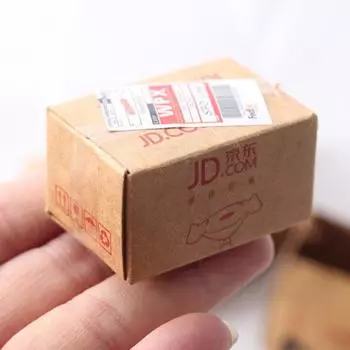 Полезная имитация с помощью клейкой ленты бумажные миниатюрные кукольные домики аксессуары игрушки для рукоделия для микропейзажа мини картонная коробка B