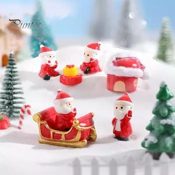 Полезная износостойкая очаровательная рождественская декоративная фигурка Рождественский лось из смолы Санта-Клауса для дома A