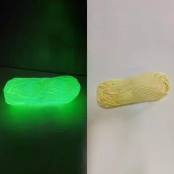 Полезная износостойкая супермягкая светящаяся пряжа для вязания крючком для начинающих для дома жёлтый