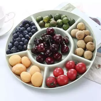 Полезная компактная новинка, тарелка для закусок, корзина для закусок с орехами, корзина для вечеринок абрикосовый