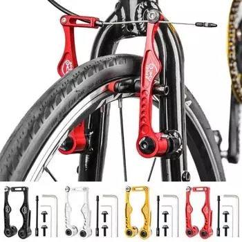 Полезная конструкция стопорного кольца велосипедного тормоза, износостойкий алюминиевый сплав Long чёрный