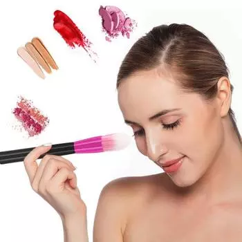 Полезная круглая голова Мини Косметическая щетка Тональный крем Жидкая красота для девочки