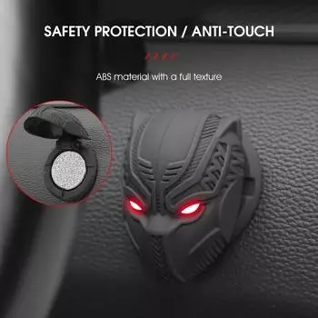 Полезная крышка кнопки. Высокопрочная однотонная защита. серебряный