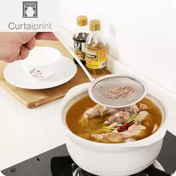 Полезная кухонная проволока из нержавеющей стали, мелкая сетка, масляный фильтр, дуршлаг, сито для муки