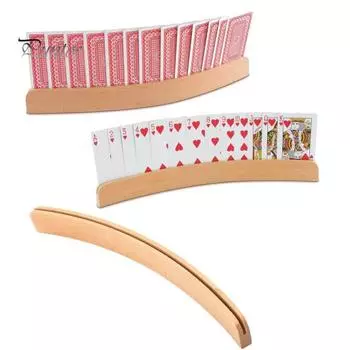 Полезная многоразовая подставка для игральных карт с гладкими краями, подставка для покера, игровая ночная праздничная вечеринка, товары для дома 1pc