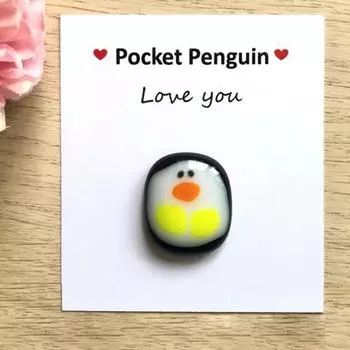 Полезная Модная Благодарная Пригласительная Открытка Пара Приветствие Пингвин Украшение для Дома G