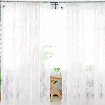 Полезная оконная занавеска с вышивкой, моющаяся легкая цветочная вышивка, кружевная вуаль, драпировка, декор для окна 150x150cm