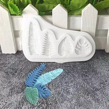 Полезная пищевая легкосъемная силиконовая универсальная форма для шоколадного торта в форме листа для выпечки, форма для кексов белый