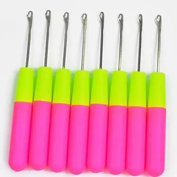 Полезная пластиковая ручка, крючок для вязания, пряжа, вязальная игла, шерсть, инструмент для рукоделия ручной работы One Size