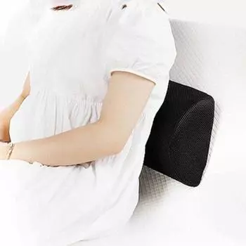 Полезная подставка для ног из пены с эффектом памяти, чехол для снятия расслабления под столом, офисная подушка для подставки для ног, уход за здоровьем чёрный