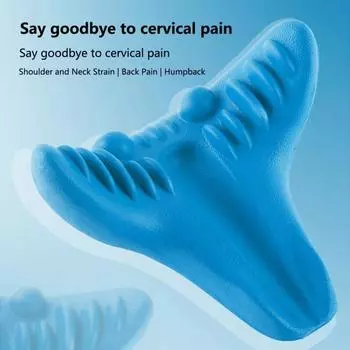 Полезная подушка для восстановления шеи, прочная однотонная успокаивающая