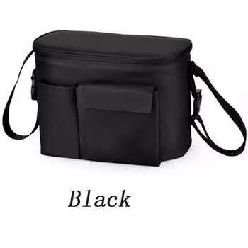 Полезная, практичная, многофункциональная сумка для хранения детских товаров, держатель для еды, органайзер для коляски красный