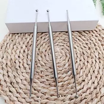 Полезная прочная легкая натяжная массажная ручка для акупунктурных точек из нержавеющей стали, инструмент для рефлексологии лица, палочка, принадлежности для ухода за телом