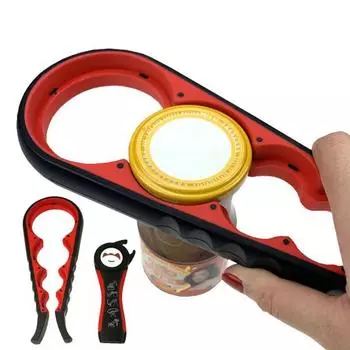 Полезная, простая в эксплуатации, многофункциональная, удобная, ручная откручивающаяся крышка, быстро открывающаяся открывалка для бутылок, аксессуары для бара, набор консервных ножей синий