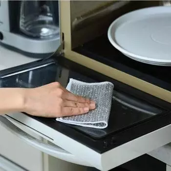 Полезная ткань для чистки кастрюль, износостойкая, глубокая очистка, простая в использовании, скребок для кастрюли, тряпка для мытья посуды, товары для дома серебряный