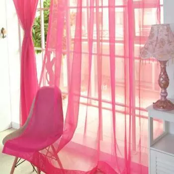 Полезная Тюлевая занавеска, привлекательная неувядающая полиэстеровая прозрачная кухонная занавеска для гостиной зелёный