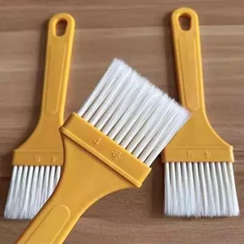 Полезная, удобная многоразовая гибкая щетка для чистки с желтой ручкой для домашней кисти C