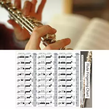 Полезная выгодная мелованная бумажная аппликатура профессиональная флейтовая аккорд для Tainner Small